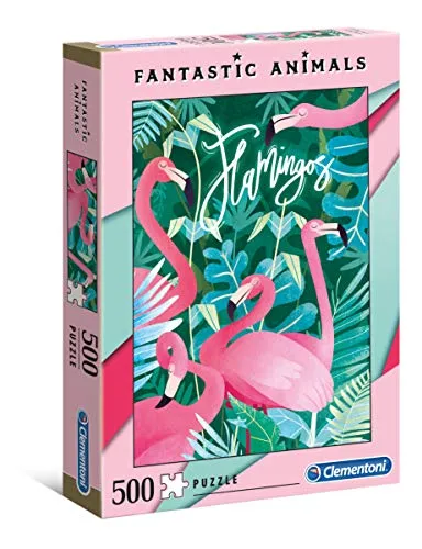 Clementoni - 35067 - Fantastic Animals - Flamingos - 500 Teile
