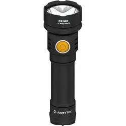 Armytek Prime C2 Pro MAX LED Taschenlampe - Hochleistungs-Taschenlampe mit warmweißem Licht und Akku, ideal für Outdoor-Abenteuer und Notfälle.
