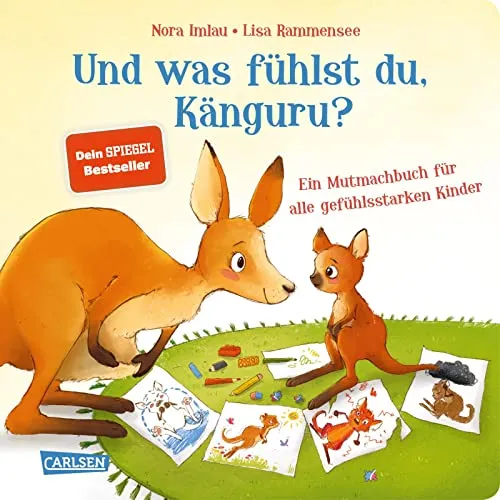 Und was fühlst du, Känguru?: Ein Mutmachbuch für gefühlsstarke Kinder - Kinderbuch über den Umgang mit Gefühlen, ideal für Kinder ab 2 Jahren. Fördert emotionale Intelligenz und Selbstbewusstsein.