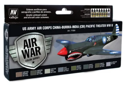 Model Air Set US Army Air Corps Pacific CBI WWII 71.184 Farbenset V 161,76€/1l