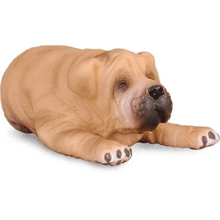 COLLECTA, Sharpei-Welpe; der sich hinlegt, , COLL88194
