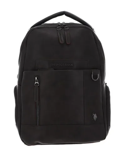U.S. Polo Assn Rucksack Backpack Bag in Braun - Stylischer Laptop-Rucksack mit gepolstertem Laptop- und Tabletfach, ideal für Schule und Freizeit. Ergonomisch geformt und atmungsaktiv für optimalen Tragekomfort.