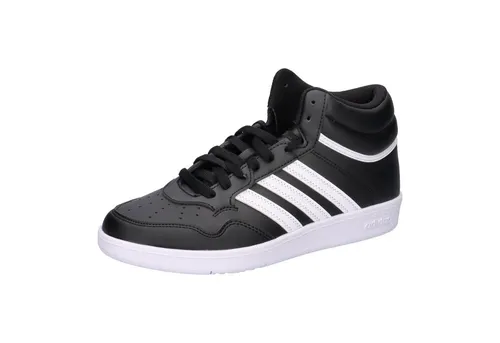 adidas Damen Hoops 4.0 MID Shoes - Damen-Sneaker mit regulärer Passform, stylischem Synthetikleder-Obermaterial und bequemer Gummi-Cupsohle für optimalen Tragekomfort.
