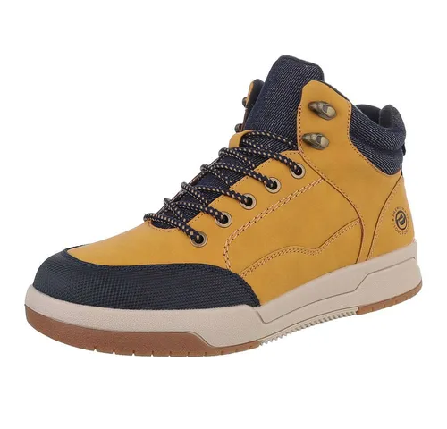 Coolwalk Herren Schnürschuhe Freizeit Stiefelette in Camel Braun (Gr. 43) - Stylische Schnürschuhe für Freizeit und Alltag. Mit robustem Obermaterial, bequemer Passform und schickem Design sind sie ideal für jede Gelegenheit.