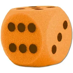 6-flächiger Augenwürfel