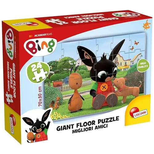 Liscianigiochi 75812 Bing Floor Italy Giant 24-Migliori Amici, Mehrfarbig