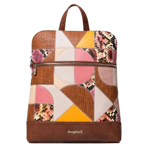 Desigual Ayax Nanaimo 20SAKP35 Braun 28x34x11,5cm Damen Rucksack Kunstleder