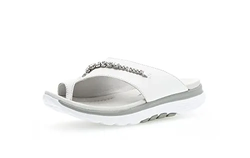 Gabor Damen Sandaletten – Bequeme Sommerschuhe für stilvolle Frauen - Sandalen für Damen, aus hochwertigem Lack und Leder, ideal für warme Tage. Leichte Latexsohle sorgt für hohen Tragekomfort.