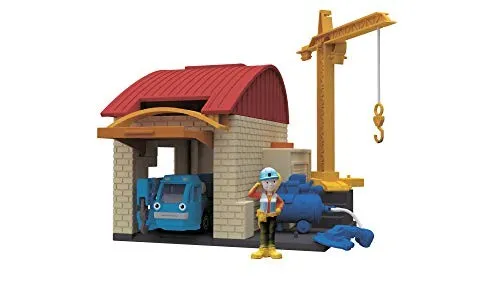 Dickie Toys 203133010 Bob der Baumeister Garagen Spielset Spielgarage mit vielen