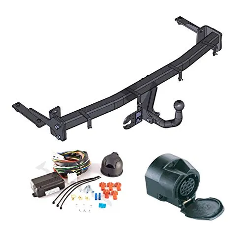 Anhängerkupplung 13-polig für Volkswagen Caddy III | Zerlegbarer Schwanenhals