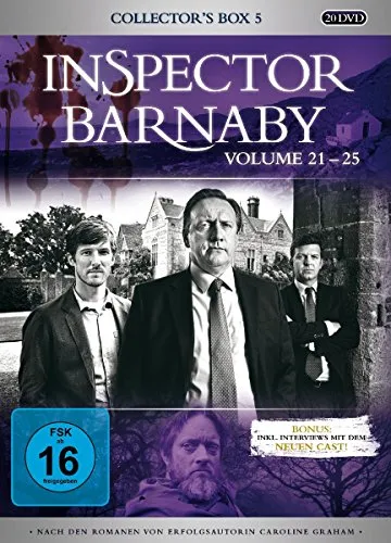 Inspector Barnaby - Collector's Box 5: Folgen 21-25 - Box Set der beliebten Krimiserie mit John Nettles, enthält die spannenden Folgen 21-25. Ideal für Fans und Sammler!