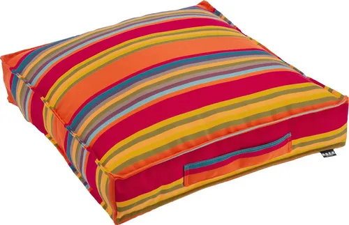 H.O.C.K. Sitzkissen Yucatan mit bunten Streifen in orange von H.O.C.K.