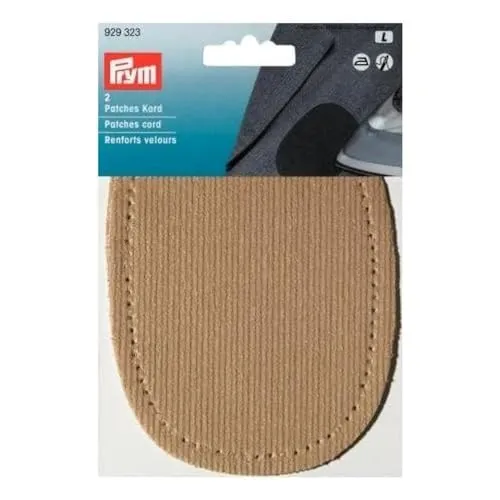 Prym 929323 Patches Kord (bügeln) 10 x 14 cm beige