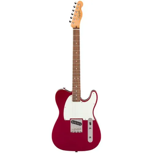 Squier Classic Vibe Custom Esquire Candy Apple Red - Gitarren der Classic Vibe-Serie mit Pappel-Korpus und Fender Designed Alnico Single-Coil Tonabnehmer, ideal für authentischen Sound in stilvollem Candy Apple Red.