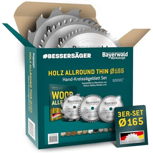 Bayerwald Kreissägeblatt Set Ø165 (3 tlg.)