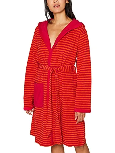 Produktbild Esprit Damenbademantel Striped Hoody mit Kapuze