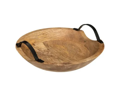 Atmosphera Schale Wild aus Mangoholz in beige von Atmosphera