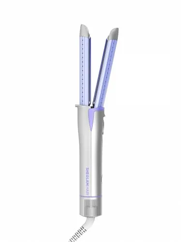 SHEGLAM Kaltluft Glätteisen Kamm 2 in 1 - Lockenwickler mit 360° Luftstrom für schädigungsfreies Styling, 5 Temperatureinstellungen für alle Haartypen und ideal für glänzende, frizzfreie Ergebnisse.