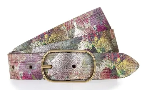 Vanzetti Leather Belt W80 Multicolor - Gold
