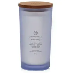 Chesapeake Bay Candle Mind & Body Serenity & Calm - Lavender Thyme Duftkerze 355 g - Kerzen mit beruhigenden Aromen von Bergamotte, Rosmarin und Lavendel. Ideal für eine entspannende Atmosphäre in Ihrem Zuhause.