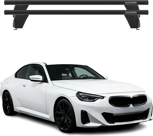 OMAC Dachträger Menabo für BMW 4er G22 Coupé (2020-2025) - Leichter und abnehmbarer Dachträger aus Aluminium, ideal für den multifunktionalen Einsatz. Wasserbeständig und mit einer maximalen Tragkraft von 75 kg.