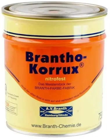 Brantho Korrux nitrofest 5 Liter 3009 Rotbraun (15,80 EUR/l)