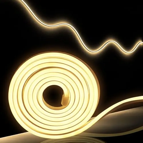 Spetebo LED Licht Schlauch 10m warmweiß - 900 LED - Lichtschläuche für Innen- und Außenbereich, ideal zur stimmungsvollen Partybeleuchtung oder Wohnungsdekoration mit warmweißem Licht.