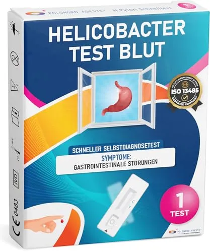 ADESTE HELICOBACTER TEST BLUT – Helicobacter schnelltest blut zur Erkennung von Mageninfektionen