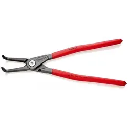 KNIPEX Innen-Sicherungsringzange 48 21 J41 SB abgewinkelt - Zangen für präzises Arbeiten, ideal für Bohrungsringe mit Durchmesser 85-140 mm, rutschhemmender Griff für sicheren Halt.