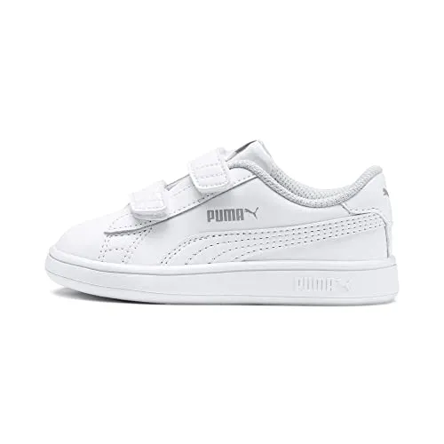 PUMA Unisex Baby Puma Smash v2 L V Inf Sneaker in weiß von PUMA