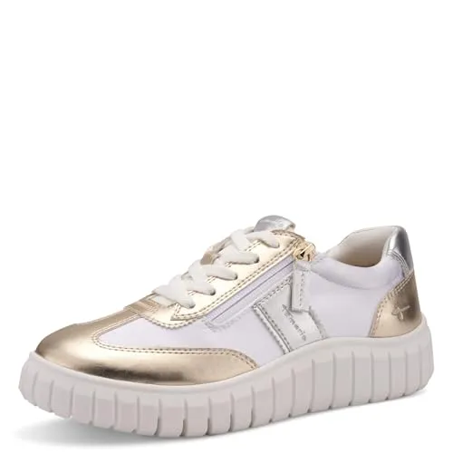 Tamaris Comfort Damen Sneaker flach mit Chunky-Sohle - Bequem und stylisch - Damen-Sneaker mit herausnehmbarer Einlegesohle für individuellen Komfort und sportlichem Design, ideal für den Alltag.