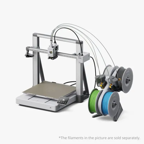 Bambu Lab A2L Combo PF005-L+SA005-EU 3D-Drucker - Großzügiger Bauraum von 330 × 320 × 325 mm für kreative Projekte. Mit fortschrittlicher Bewegungssteuerung und intelligenter Automatisierung für präzisen und schnellen 3D-Druck.