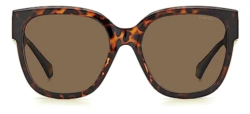 Polaroid Pld 6167/s 086/SP HAVANA Sunglasses Women's Polycarbonate, Standard, 55