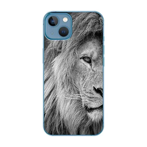 König Design Schutzhülle Kompatibel mit Apple iPhone 14 Plus Hülle TPU Eckenschutz Stoßfest Dünn Kratzfest Handyhülle für Apple iPhone 14 Plus - Löwe
