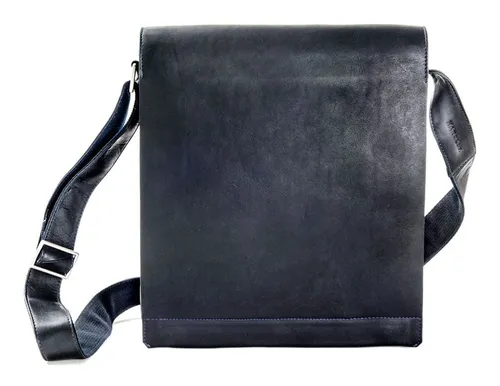 HAROLD'S Campo kleine Messenger Bag 27cm aus Leder in Blau in blau von Harold's