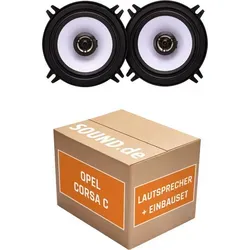 JUST SOUND Alpine SXE-1325S Einbauset für Opel Corsa C