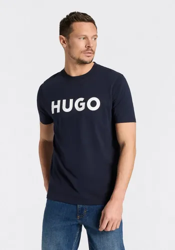 HUGO Dulivio Baumwollshirt - Hochwertiges Shirt aus 100% Baumwolle, pflegeleicht bei 30 °C. Mit diesem Produkt unterstützt du nachhaltige Baumwollanbauprojekte in Afrika und tust Gutes für die Umwelt.