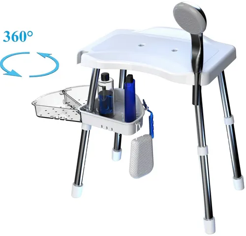 Bischof Dusch- und Badhocker Tray Super, belastbar bis 150 kg, TÜV/GS geprüft