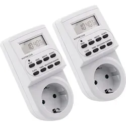 Digitale Wochenzeitschaltuhr 2er Set