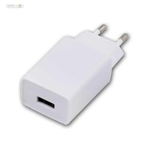 Ladegerät 2A Weiß USB Euro-Stecker 2 Pin Netzteil fü PDA Tablet Handy Smartphone