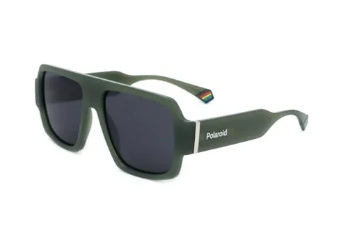 Polaroid Pld 6209/s/x 1ED/M9 GREEN Sunglasses Unisex Polycarbonate, Standard, 55