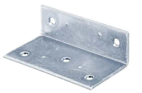 Alberts 823832 Breitwinkel | galvanisch blau verzinkt | 50er Set - Hochwertige Winkelverbinder aus galvanisch blau verzinktem Stahl. Ideal für stabile Verbindungen in Ihren Projekten. Mit versenkten Schraublöchern und einer Materialstärke von 2 mm bieten sie Flexibilität und Langlebigkeit.