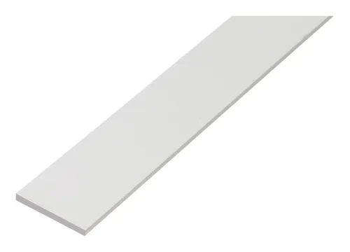 Flachstange KST, weiß, 25x2/2m