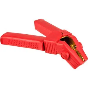 APA Batterieklemme Batteriepolzange, 12V / 24V, mit Griffisolierung, für Autobatterie, rot