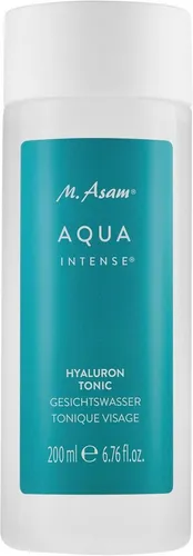 asambeauty AQUA INTENSE Hyaluron Tonic 200ml - Feuchtigkeitsspendendes Gesichtswasser für eine sanfte Reinigung und intensive Hydratation. Ideal zur Vorbereitung der Haut auf die nachfolgende Pflege. Mit patentierter Technologie für langanhaltende Feuchtigkeit.