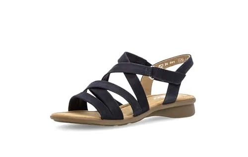 Gabor Damen Sandaletten - Bequeme Sommerschuhe für jeden Anlass - Wanderschuhe: Leichte Mehrweite (G) und flache Sohle für optimalen Komfort, ideal für Strand und Freizeit.
