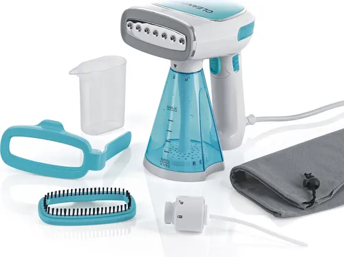 Clean Maxx Dampfglätter, faltbar, Türkis/Weiß, 1200 Watt