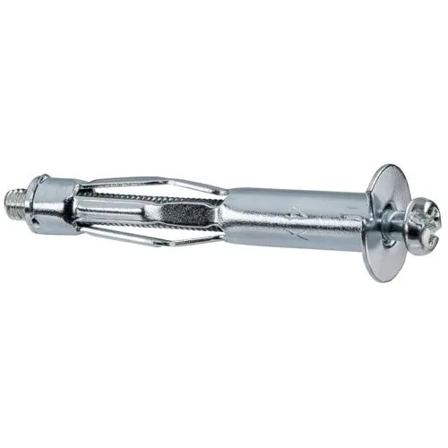 fischer HM 4 x 45 S - Hohlraum-Metalldübel mit Schraube, ideal für die sichere Befestigung von Bildern und Gardinenschienen bis 20 kg