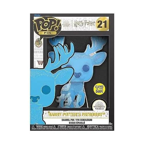 Funko Pop! Large Enamel Pin HARRY POTTER: Patronus in silber von Funko