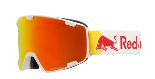 Red Bull SPECT Eyewear Skibrille - Brillen für Skifahrer, mit optimalem Grip dank silikonisiertem Strap und 100 % UV-Schutz für klare Sicht bei wechselhaften Lichtverhältnissen.